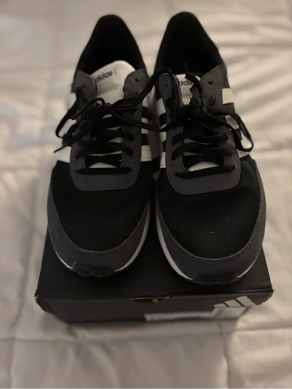 Adidas Run 70’s Black and Gray Retro-Style Women’s Sneakers